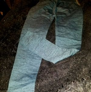 Plus Size Green/Black Stretch Leggings